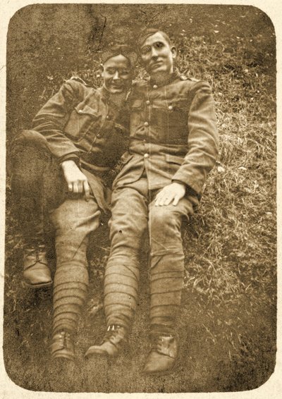 WW1 US Soldiers by Unknown